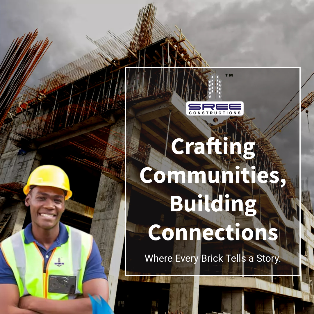 From cornerstones to community, each brick holds a narrative of progress. 🏙✨ Discover the story behind our craft at Sree Constructions, where we're not just building structures, but weaving connections that endure.

#SreeConstructions #CraftingCommunities #topbuilderssouthIndia