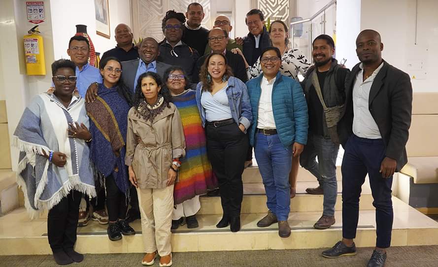 Conpa_paz's tweet photo. El 18 de marzo de 2024, nos reunimos en Bogotá, las organizaciones que conforman la Comisión Étnica para la Paz y la Defensa de los Derechos Territoriales, integrada por la @ONIC_Colombia @AISO y el CONPA
#comisiónetnicaparalapaz #PazTerritorial #PazEtnica #CONPA https://t.co/dleb1EeyzG