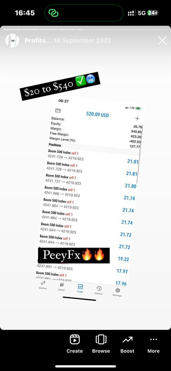 Same approach I explained to y’all, was what I used to do this. DID THE MOST OUT OF LITTLE. $41 flipped to $742 $44 flipped to $587 $20 flipped to $540 Just bumped into my proof of work on IG Being doing this thing for long, non stop 😂👏