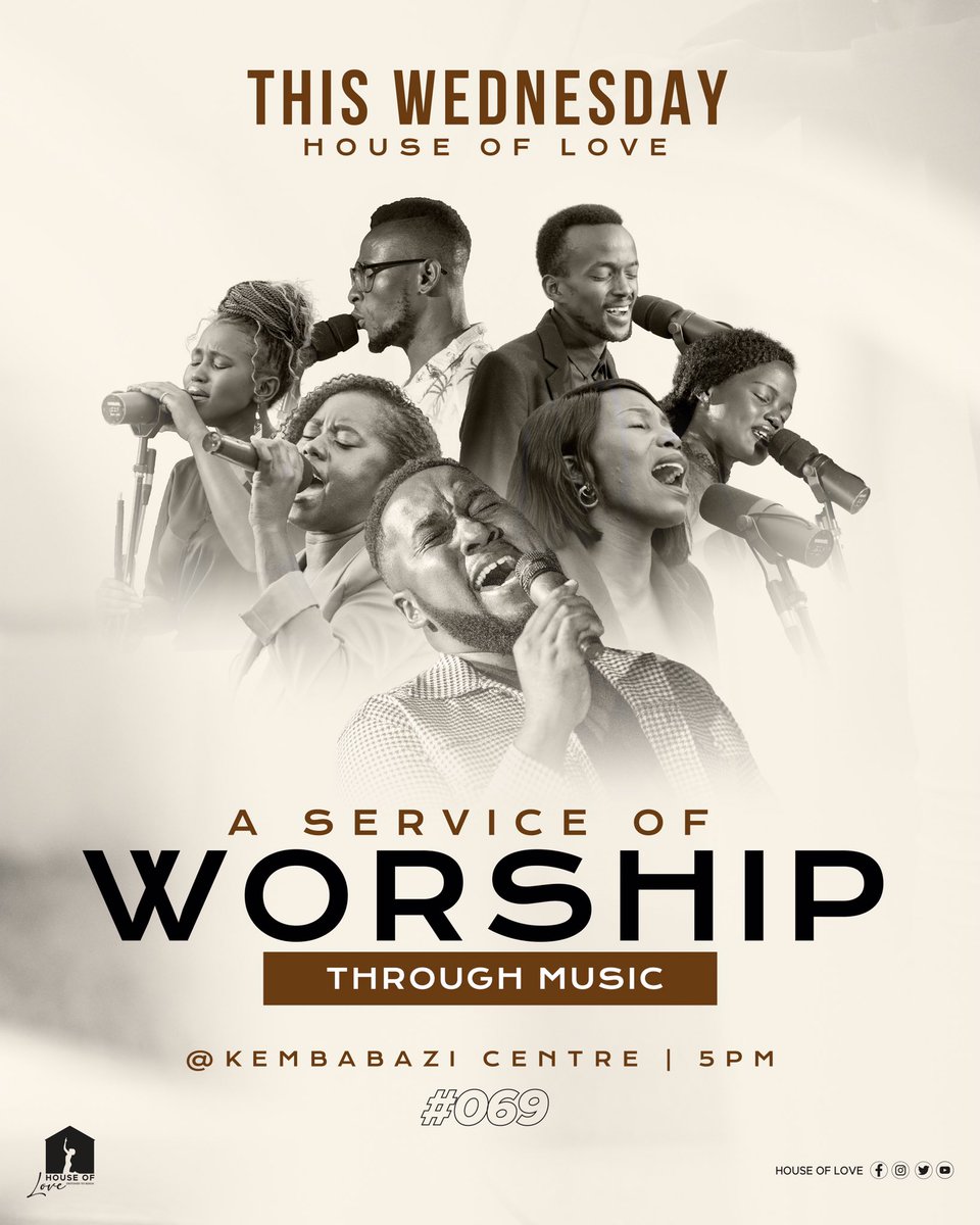 HouseofLove111's tweet image. A SPECIAL WORSHIP SERVICE 

Join us this Wednesday for ; *A Special Service Of Worship, Through Music* 

📍 Kembabazi Catering Center Naguru | 5pm

#fishersofmen
#houseofloveug
#wednesdayservice