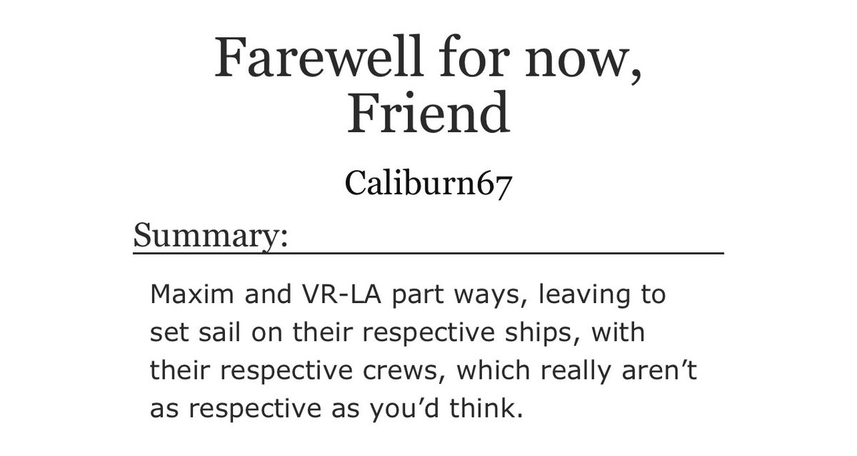 I don’t usually post fic links on twitter but, this one is a bit different
Sort of a goodbye fic for my favourite robots, by no means managed to capture my feeling on it but it’s a sliver
#RollingWithDifficulty 

archiveofourown.org/works/54556573