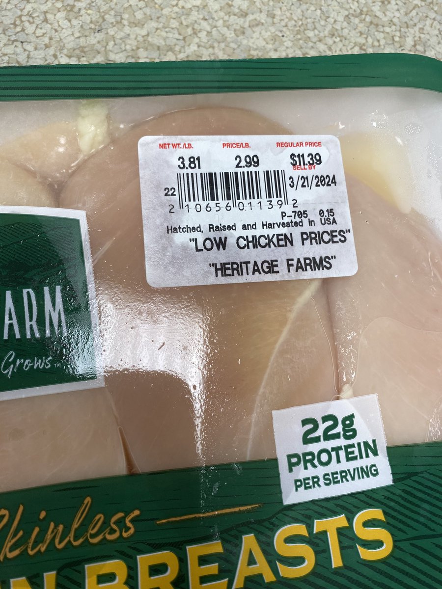 Galveston Texas. Even with the exchange rate this is less than half the price of Chicken in Nipawin Saskatchewan.