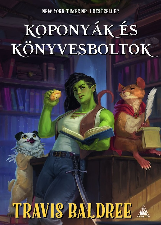 BOOKSHOPS & BONEDUST by @TravisBaldree is out now in Hungary! zenoagency.com/news/travis-ba… Published by Fumax as KOPONYÁK ÉS KÖNYVESBOLTOK; it was translated by Eszter Dobószéli.