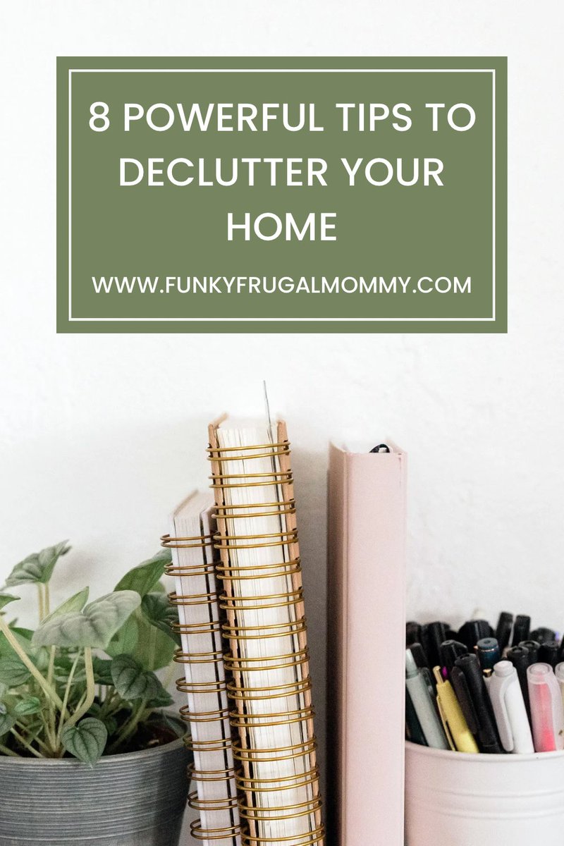 funkyfrugalmom's tweet image. 8 Powerful Tips to Declutter Your Home
.
.
funkyfrugalmommy.com/2022/09/8-powe…
.
#declutter #declutterchallenge #decluttered #declutteringmylife #declutteryourlife #homeorganizing #lesscluttermorelife #letsgetorganized #organised #organization #organizer #tidyhome #tidyingup