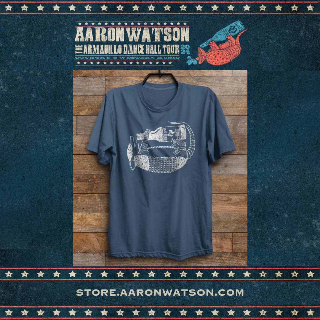 Coming out to see us on the Armadillo Dance Hall Tour? Get dressed for the occasion!! (And take a selfie or two!) store.aaronwatson.com/collections/fe… #armadillodancehalltour #texasstyle #texascountry