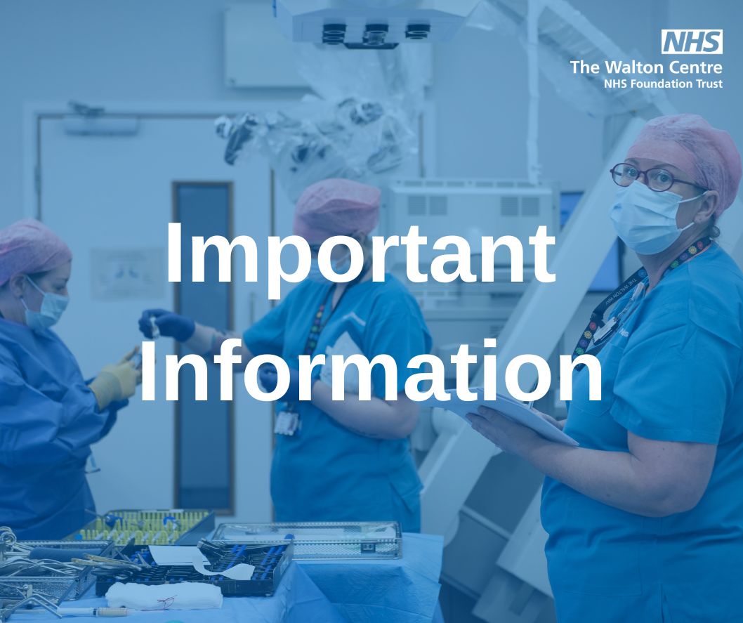 WaltonCentre's tweet photo. We're carrying out building works to improve our theatres dept. You may notice some disruption to this and the Chavasse Ward area while work is ongoing. Apologies for the disruption while we improve our hospital 🏥 https://t.co/ZvTln2diad