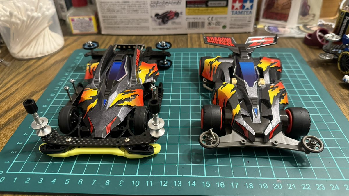 nogu425's tweet photo. ナックルブレイカーシャドウスペシャル完成しました！
YSD様のマシン完全パクリなので世界に2台目となります https://t.co/ZG1dHFo7jB