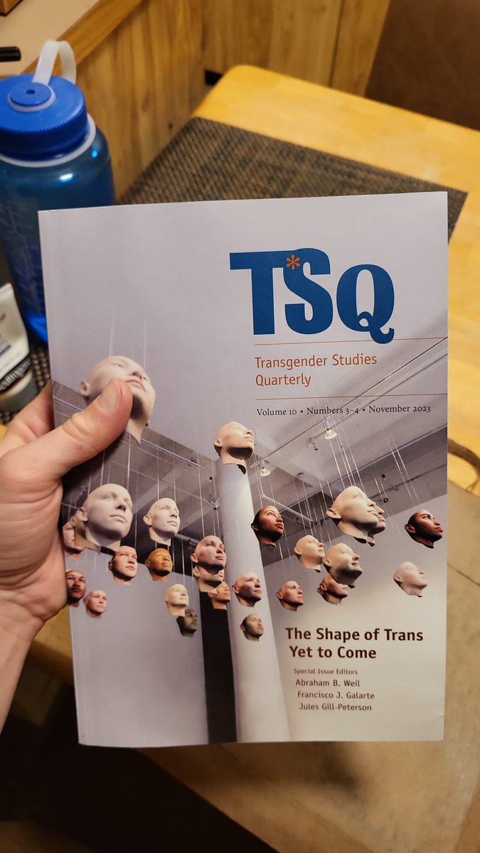 JordanAmaranth's tweet image. My article on Trans-Exclusionary Radical Feminism in Academia just came out in @tsqjournal today! Use the link to download and read it — read.dukeupress.edu/tsq/article/10… — it’s so exciting (and nerve wracking ngl) to be amongst such amazing trans scholars in this issue 🥰 🥹✨