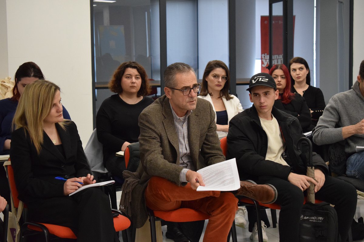 RYCOwb's tweet photo. 📌 The open dialogue sparked interesting conversations among youth and special guests, including representatives from German and French Embassy, @AlbanianDiplo, @CDIAlbania and the @NYC_Albania, under the moderation of our own Mr Kreshnik Loka, Head of the LBO Albania. https://t.co/icRjWCPm2V