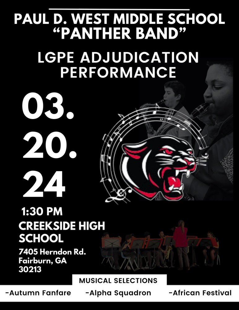 pdwmsband's tweet photo. LGPE tomorrow! Let’s go band! 🎶🎶🎶 https://t.co/6RLZsiIfHq