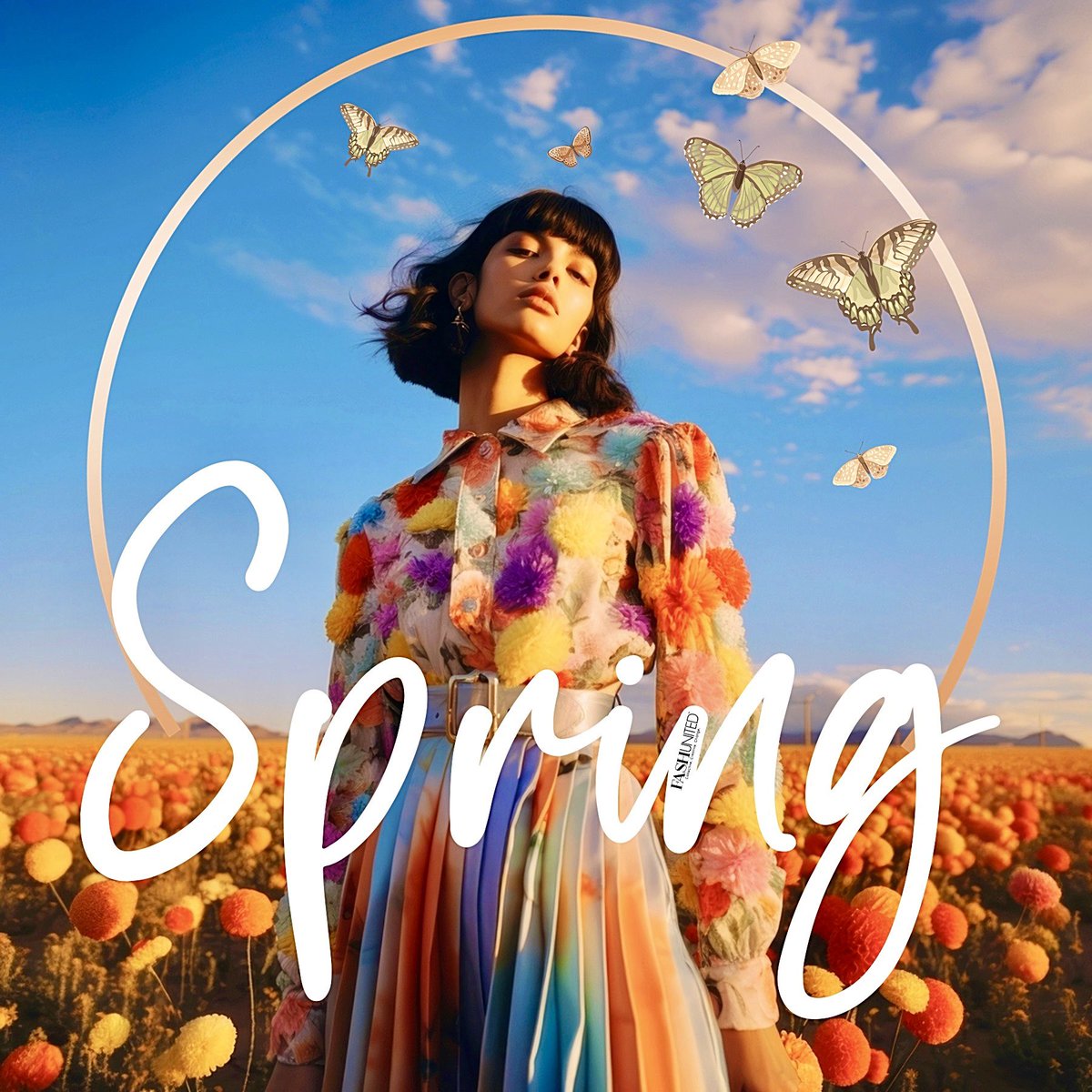 FashUnited's tweet photo. #HappySpring! #SpringFashion is finally here! #Spring #SpringIsHere #TuesdayMotivation #NewportBeach 💐👗💐 #FASHUNITED https://t.co/vFDhp8vr6y