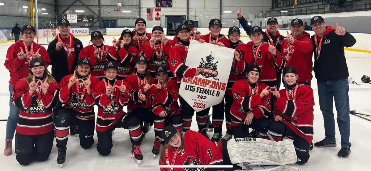 Smith77Steve's tweet photo. @hockeycalgary 
U15B GHC City champs! Flames 🔥 https://t.co/M8Alsc76mN