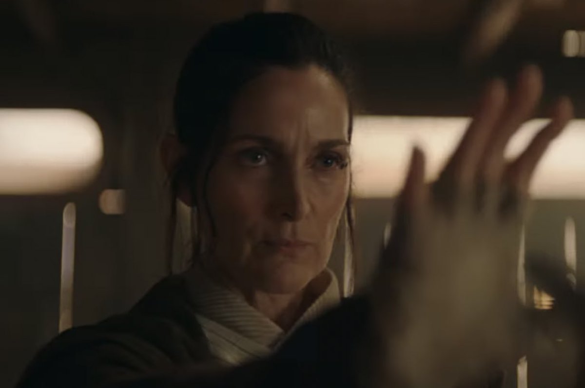 sw_holocron's tweet photo. Carrie-Anne Moss as Indara in The Acolyte https://t.co/mI4F7wkarW