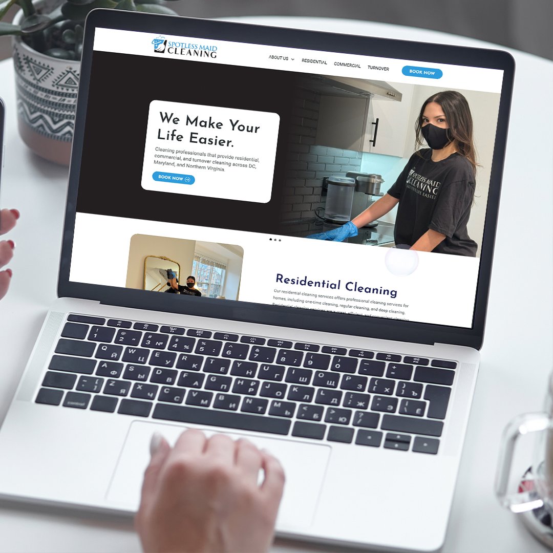 We've officially launched a new website for Spotless Maid Cleaning. Clients can now easily make effortless bookings and utilize convenient scheduling features on the site when it comes to their cleaning needs. johnnyflash.com/portfolio/spot… #WebsiteDesign #WebDesign #WebsiteSupport