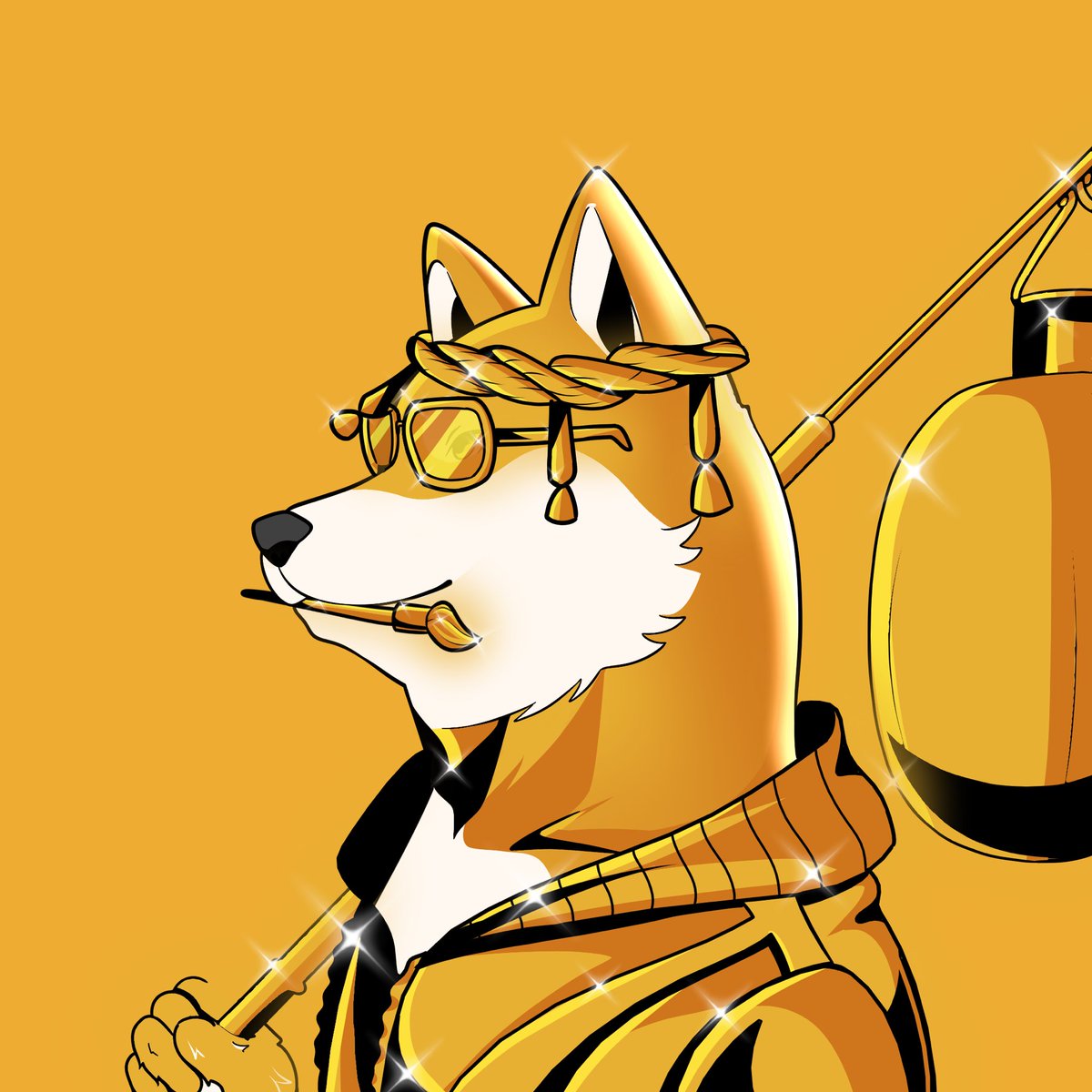 DogeFatherDRC20's tweet photo. THANKS to our new partner @DoxxDrc20 for this beautiful gift to The DogeFather 🤝

The Don loves this Gold Vibe 💛

Go follow these chads💥

Nice project &amp; NFT art 🖼️ 

The Clan is growing…💨 

Should we airdrop more NFT communities ? Which one ? 👀

#Doginals #Drc20 #Doge #Dogi https://t.co/cSeKdkY1TM