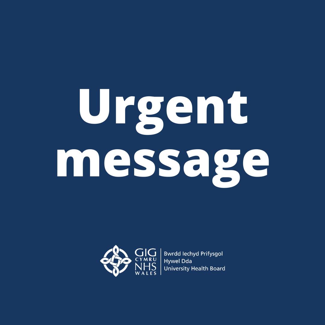 PLEASE SHARE: All our Emergency Departments (A&amp;E), and particularly at Withybush Hospital and Glanwgili Hospital, are under significant pressure today (Tuesday, 19 March 2024). [1/3]