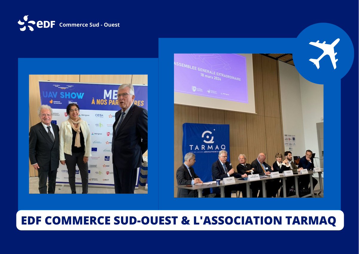 🌟Hier, EDF Commerce Sud-Ouest était avec l'association Tarmaq pour préparer ensemble la construction du futur édifice qui permettra l'acculturation et la médiation des métiers de l'aéronautique. EDF Commerce Sud-Ouest soutient l'excellence, le savoir-faire et les compétences📚