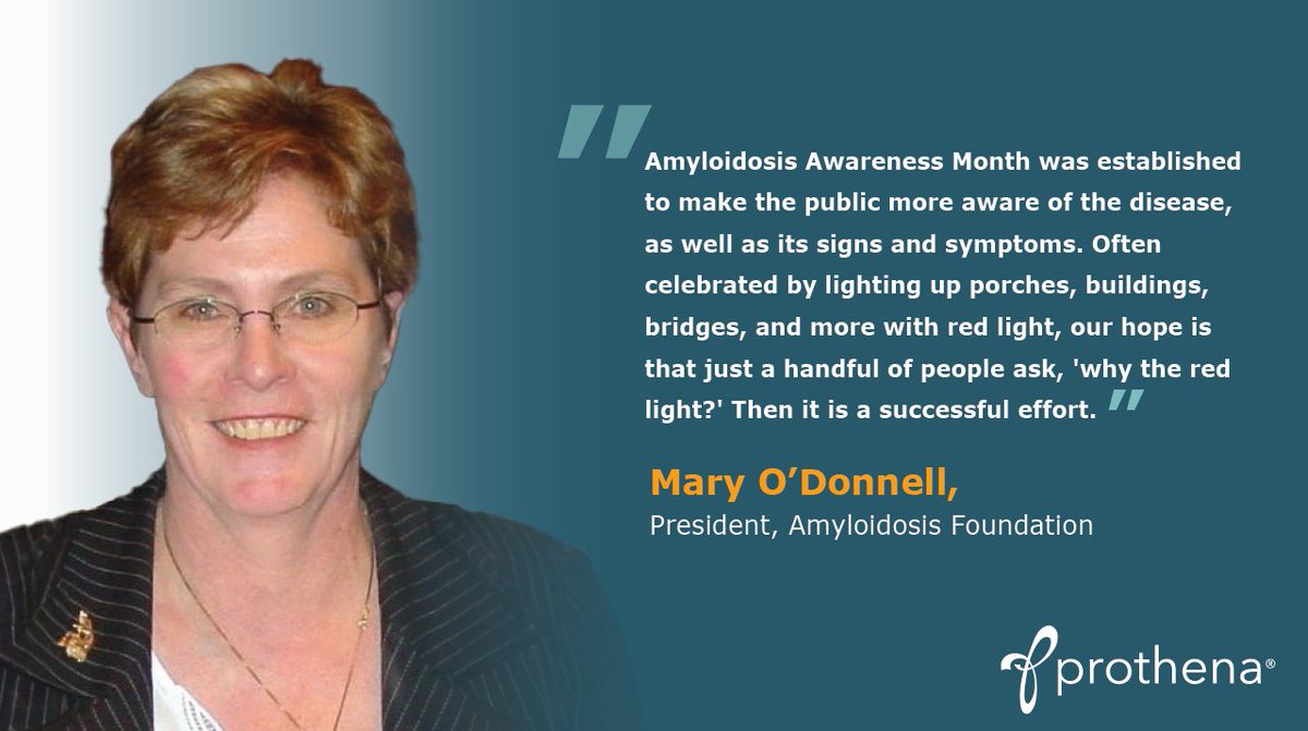 In honor of #AmyloidosisAwarenessMonth, read as <a href="/Amyloidosisfdn/">Amyloidosis</a> President Mary O’Donnell discusses the organization’s work in AL #amyloidosis and why this awareness month matters: bit.ly/490dCll