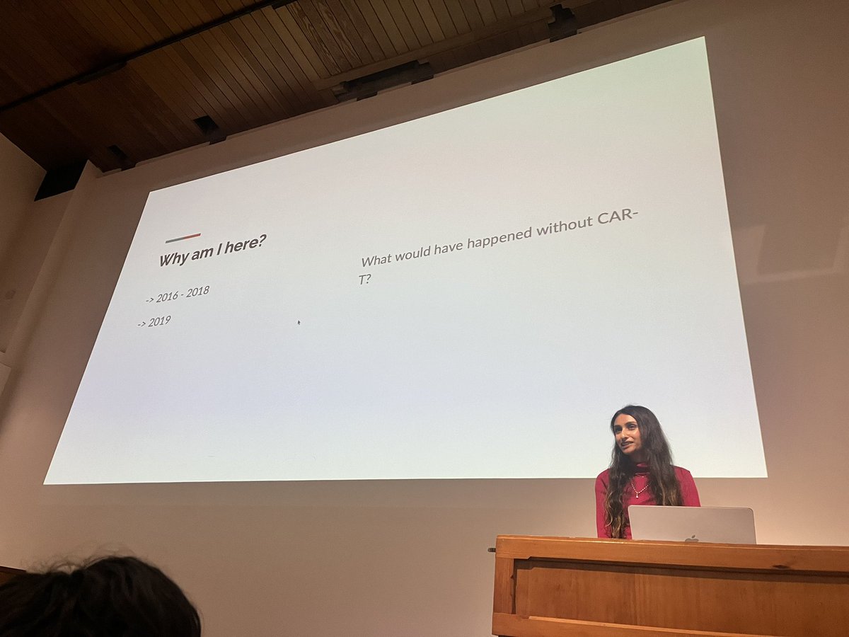 Fantastic talk by @NityaRaghava on “Patient perspective - CAR T cell therapy” 🧬🧬🧬@_BSGCT @ESGCT @ASGCTherapy