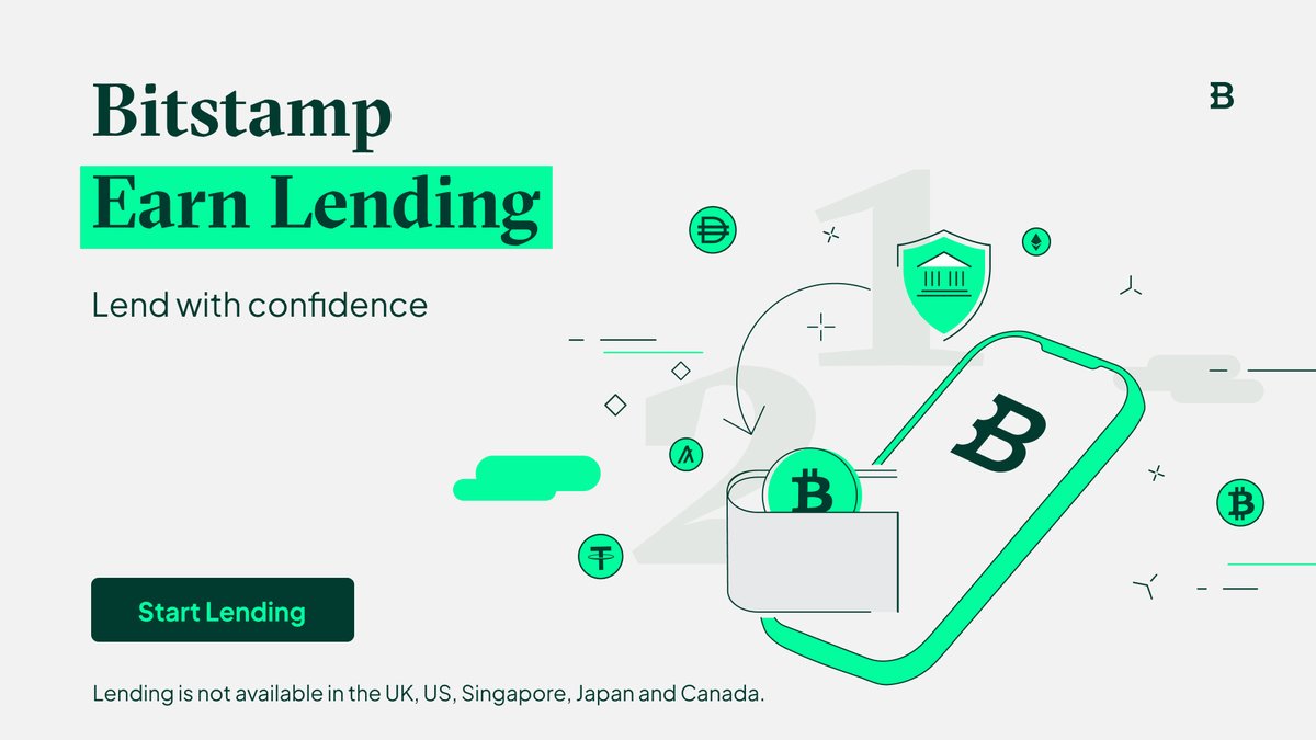 🚀 Unveiling Bitstamp Earn - Crypto Lending! 💰 Lend with confidence and  enjoy a transparent & secure way to generate yield. Check out the rewarding  APYs on assets like $BTC, $ETH, $USDC,