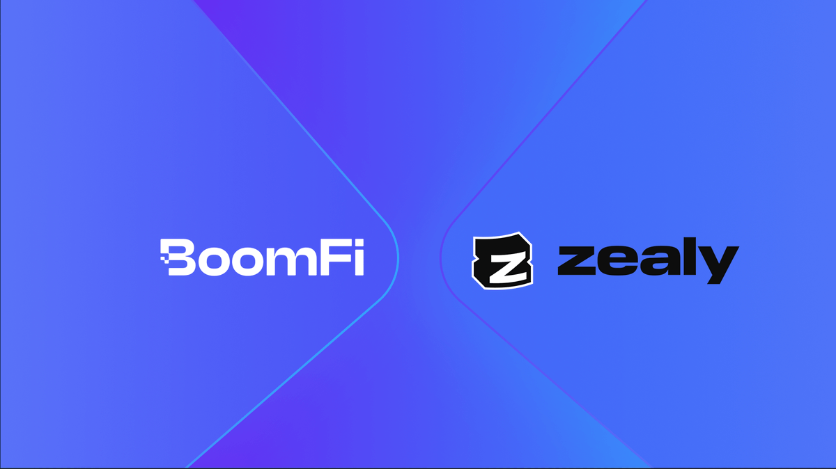 🤝 @zealy_io X @boom_fi We've partnered with @zealy_io to power multi-chain recurring crypto payments. With BoomFi handling the crypto payments, Zealy continues to drive growth and build loyalty with quests, sprints, and insights. #PoweredByBoomFi