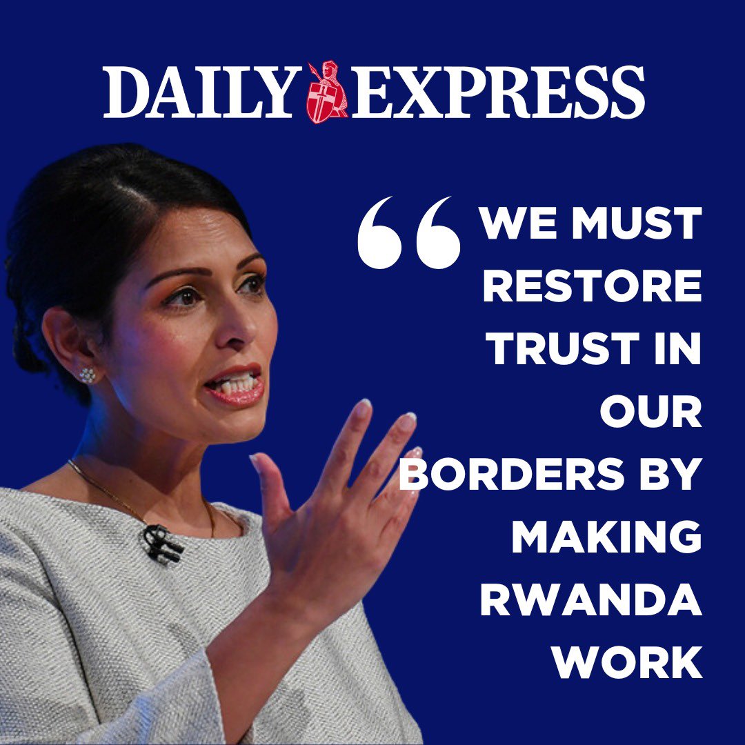 We can only restore confidence and trust in our asylum system and end its abuse by ensuring we fully delivery these plans, stand up for the timeless British value of fairness, and get flights off to Rwanda. express.co.uk/comment/expres…