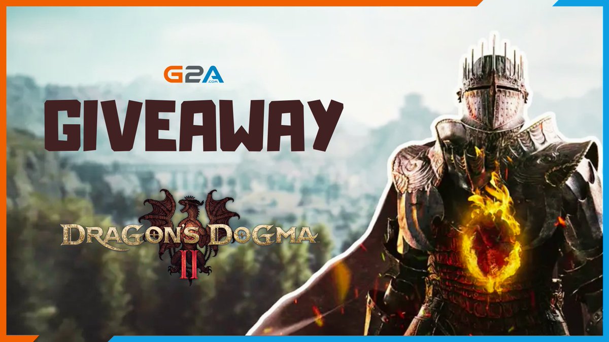 JustinefromG2A's tweet image. 🔥 GIVEAWAY  🔥 

Win the gift card for #DragonsDogma2!

 To enter:
✅  REPOST
✅  FOLLOW
✅  COMMENT your platform

Ends in 2 days ⏰ #DD2