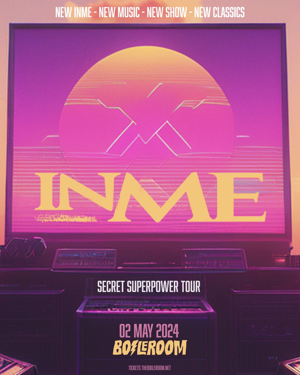 ++NEW SHOW++ @inmeofficial this May! Tickets flying out, grab yours here: seetickets.com/event/inme/the…