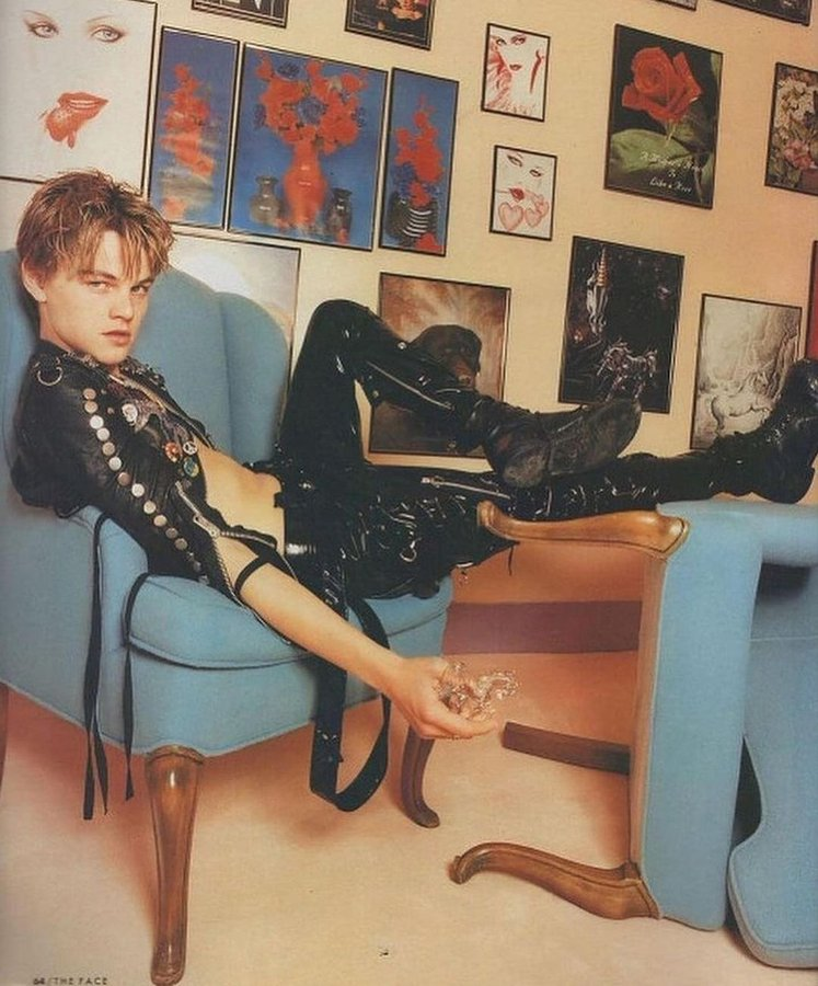 TheCinesthetic's tweet photo. Leonardo DiCaprio photographed by David LaChappelle. https://t.co/g34qTVqSf1
