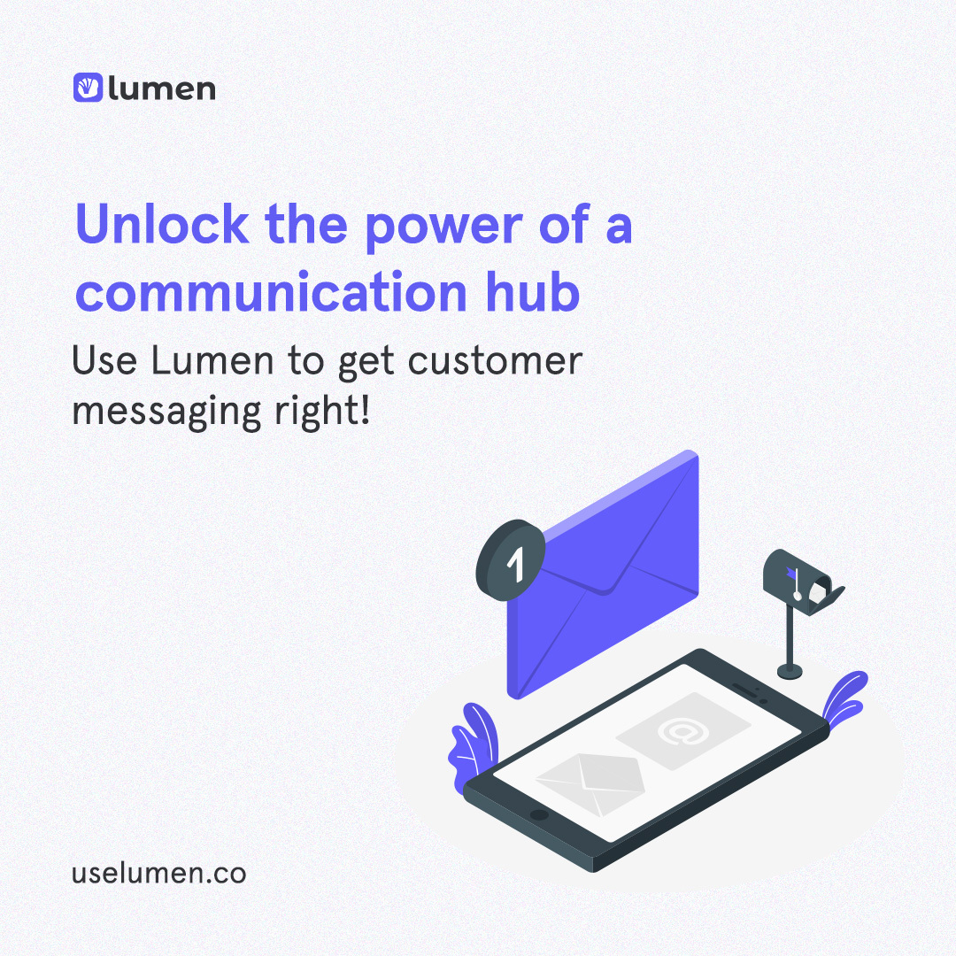 uselumen's tweet photo. With Lumen, you can get the right messages out to your audience just when they need it
You can also capitalize on data-driven insights to make moves for business growth
Get started today with an account on https://t.co/FKKdToiUZk
#uselumen #customermessagign #communicationhub https://t.co/jPD5SlDd6k