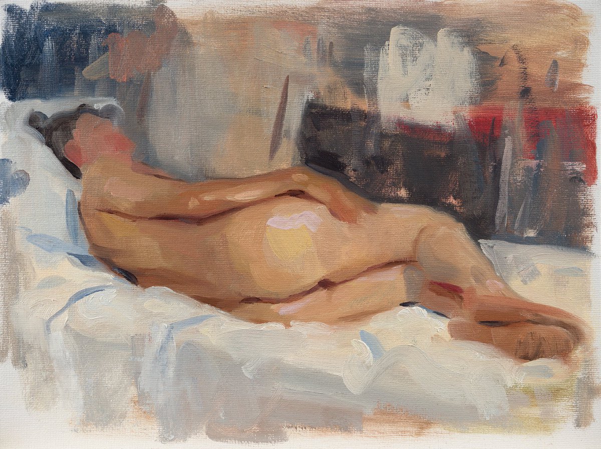 More life drawing stuff, with paint this time