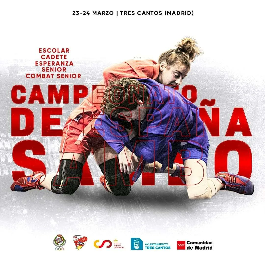 Este viernes día 22 de marzo, un total de 24 deportistas se van a desplazar a Tres Cantos (Madrid) para participar en el Cto. De España U20 de Lucha olímpica y en los Ctos. de España cadete, junior y senior de Sambo. ¡Desde aquí os deseamos mucha suerte a tod@s!