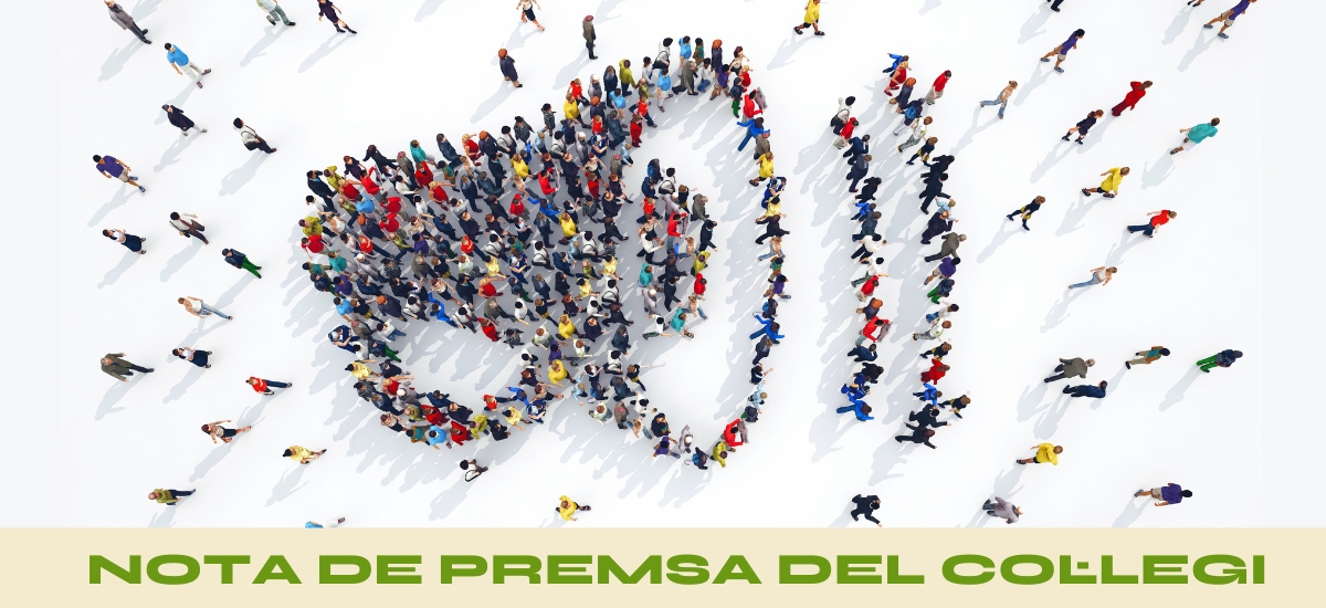 treballsocial1's tweet photo. Amb motiu del #DiaMundialdelTreballSocial, enviem als mitjans de comunicació la #notadepremsa "Un any després de celebrar el seu 40è aniversari, el TSCAT reivindica la visibilització d’una professió “imprescindible per a la ciutadania”".  

Insistim que els valors de la professió d’atenció i #acompanyament continuen invisibilitzats 👇🏻
https://t.co/ipbsW1gejv