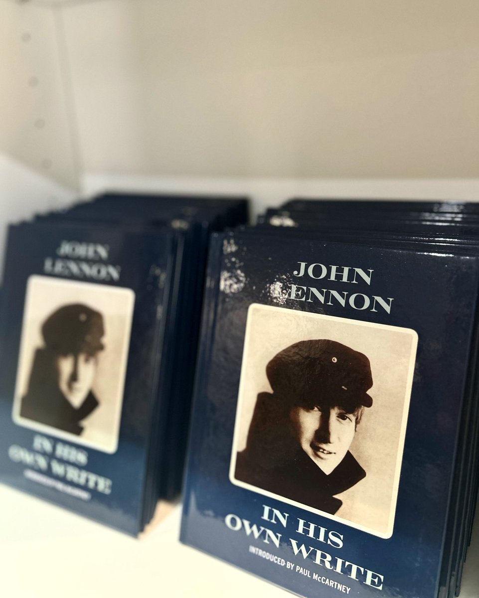 beatlesmuseum_'s tweet photo. 🌟 IN HIS OWN WRITE 🌟 

John Lennon in his own write books flew out last week! 

Re stocked and ready for upcoming reveal here at the LBM🌟 https://t.co/5jGsEvVVfS