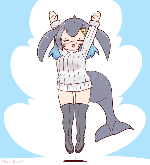 きょうもくじらをはっしゃ 
