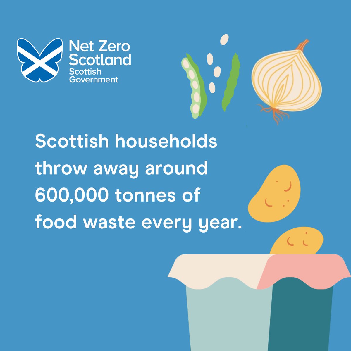 You can reduce your food waste by planning meals and making a list before you shop. This can not only benefit the planet, but it can also help you save money by shopping smarter. For more tips and advice, visit: netzeronation.scot/take-action/ea… #FoodWasteActionWeek #LetsDoNetZero