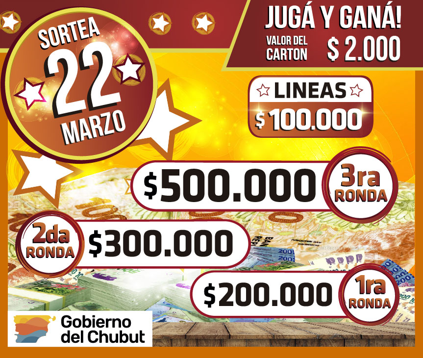 IAS_Chubut's tweet image. 📌Este viernes 22 volvemos a llamar a la suerte🍀🤞
🙌En la 4ta Ronda 📣 3 millones 😱😱😱😱
❇️ SúPeR BiNgO bolilla 39:
📣 10 millones de pesos 
🙌Valor del cartón 👉$2.000
 Buscá tu cartón disponible en las agencias oficiales de la provincia y ganá con Lotería del Chubut 🙌