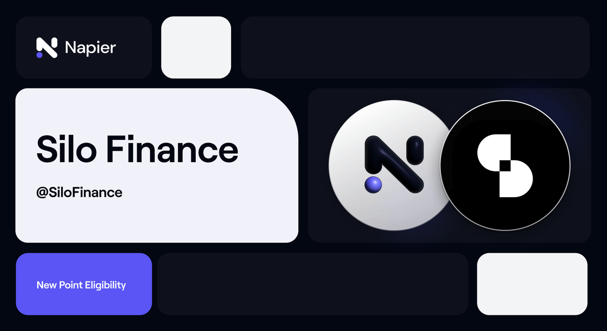 1/ New Napier points eligibility for the pioneer of Isolated lending markets Silo Finance (@SiloFinance) Join LlamaRace for the endgame for Curve ecosystem!