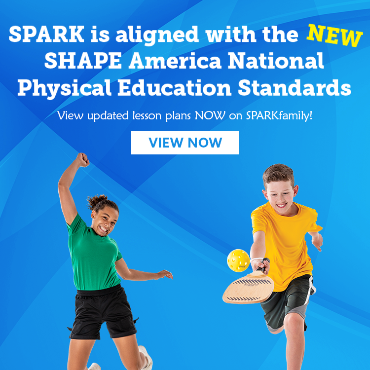 ICYMI: SPARK is aligned with the NEW @SHAPE_America National Physical Education Standards! Check out our full alignment document here: bit.ly/48ZNLKu Have an active SPARKfamily account? View lessons: sparkfamily.org #physed