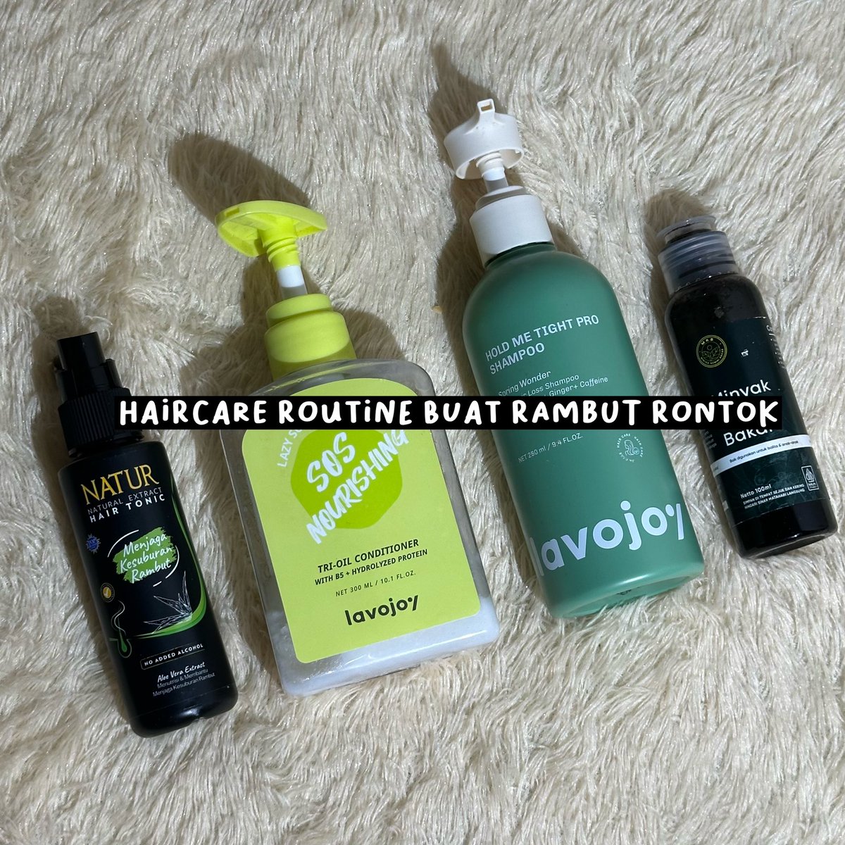 angelictorns's tweet photo. Sharing produk buat rambut rontok yuk! 

Punya rambut rontok tuh mimpi buruk banget, so I don’t gatekeep produk yang ngefek ngurangin rontok di rambut aku 💗

— #racuninhaircare https://t.co/Z7U09oMKdh