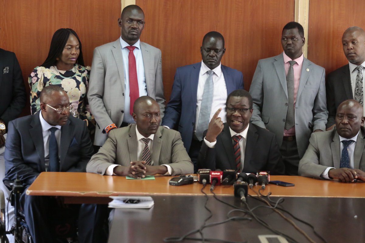 Earlier today with Azimio-One Kenya Coalition legislators, held a press briefing on the inordinate delay in release of education capitation funds by the National Government.