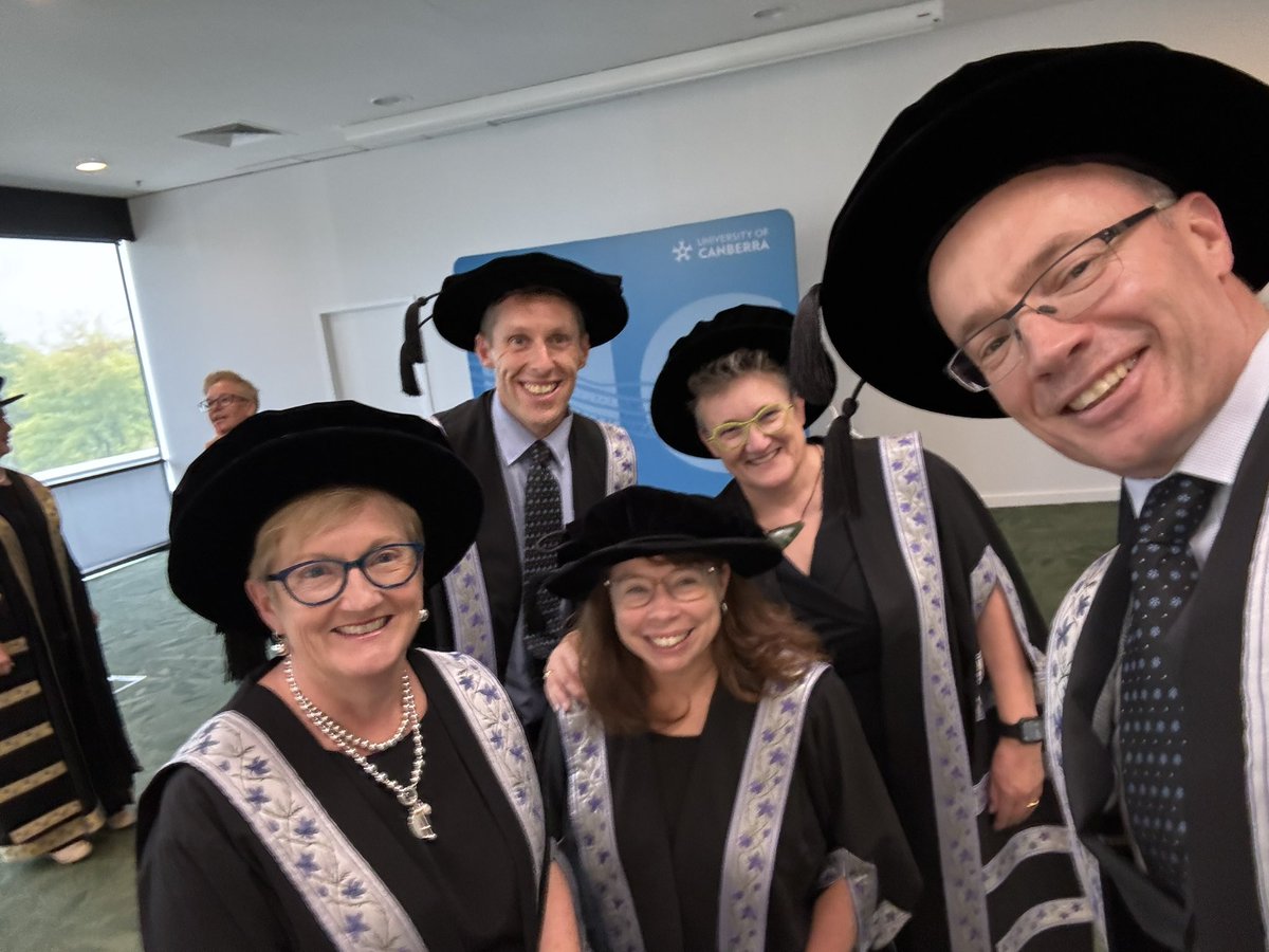 Graduations one of my favourite times of the year. @UniCanberra