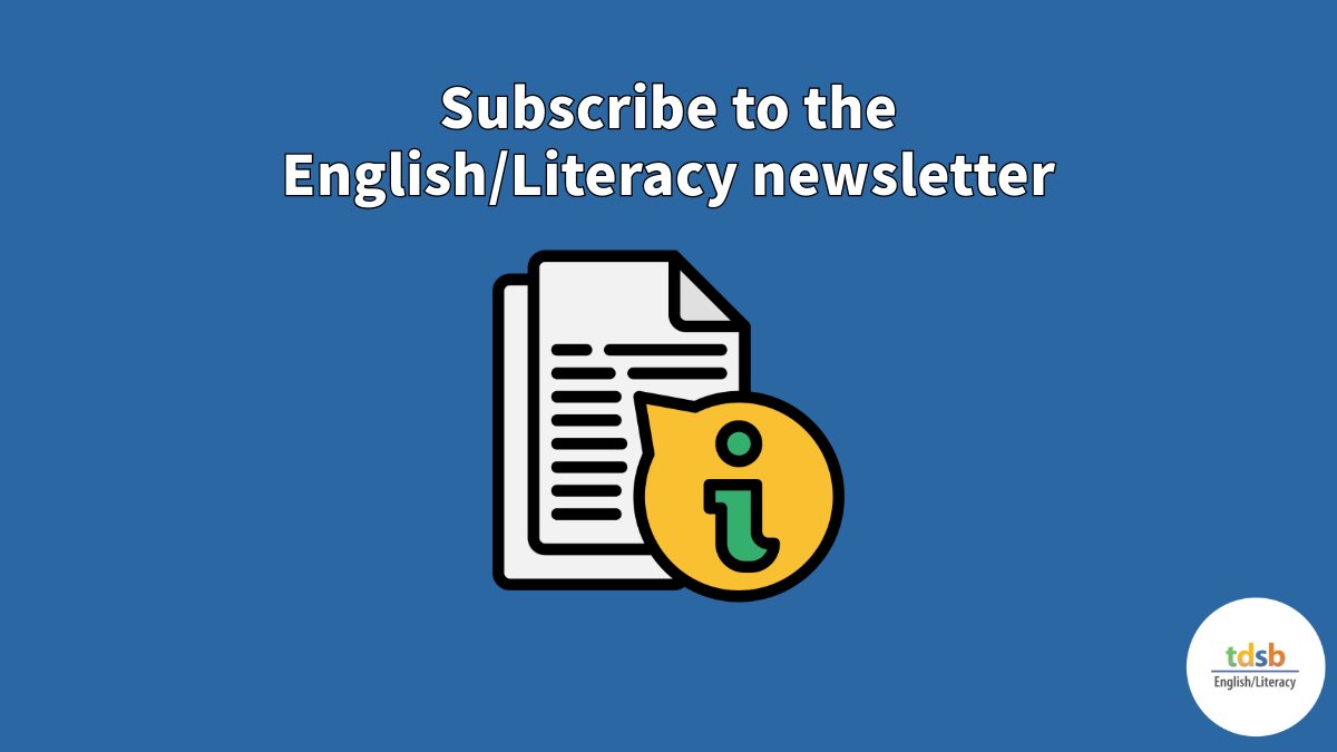 📰 Hot off the press! The new edition of the English/Literacy newsletter is now live! To get this in your inbox, subscribe here: bit.ly/ELITnewsletter