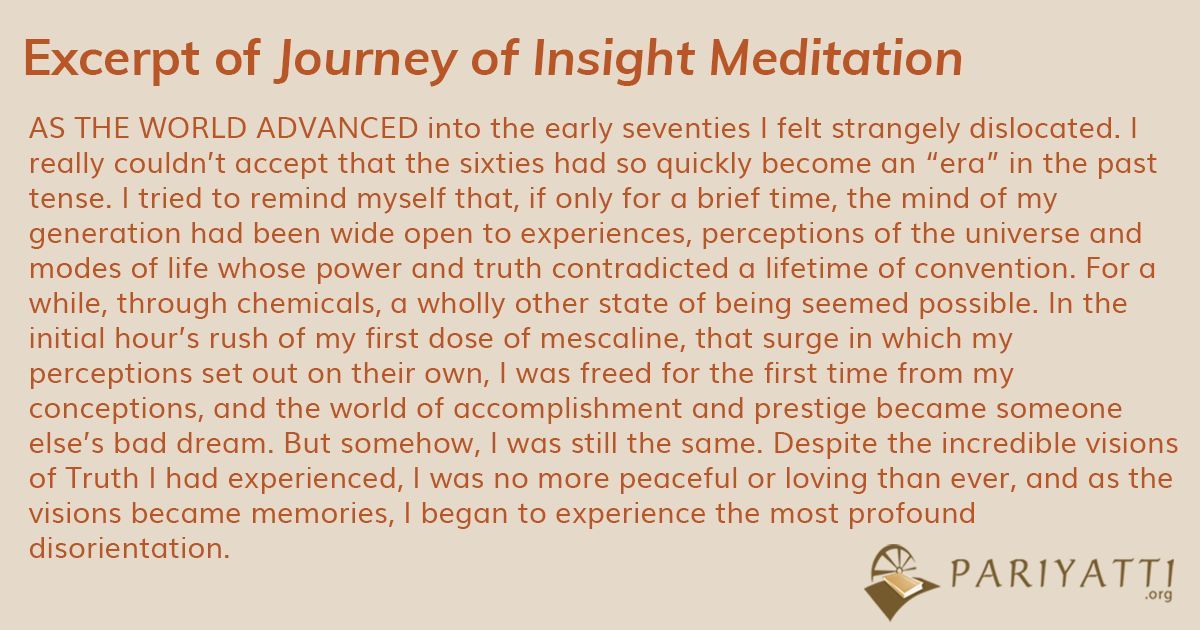 pariyatti's tweet photo. After a few decades having been out of print, Journey of Insight Meditation by Eric Lerner is now available again—in Pariyatti Edition print and eBook versions (ePub, Mobi, free PDF).

https://t.co/g9R3fqkSrP https://t.co/Feo0GtHWL7