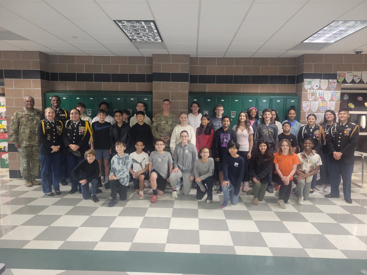 The Commanding General of the U.S. Army Cadet Command. Major General Antonio Munera visits the Cole High and Middle School JROTC and LCDC programs. Greeted by the Student Leadership, MG Munera distributed coins and gave the cadets an inspiring message. @5thCsm