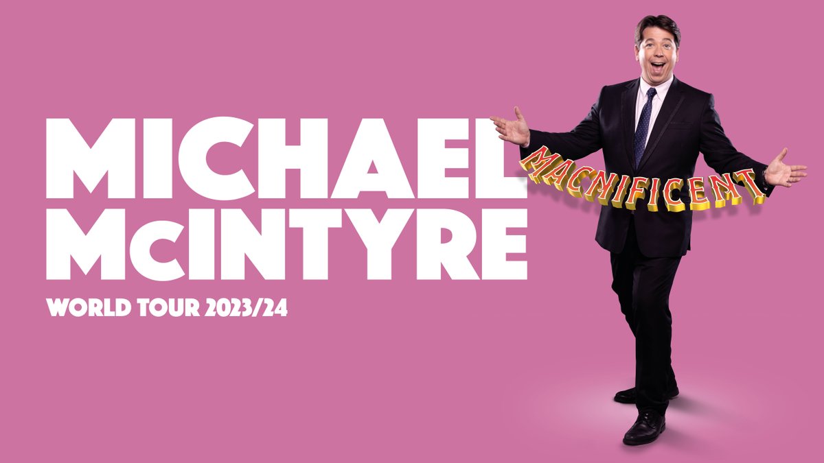 🚨🎉 JUST ANNOUNCED | MICHAEL McINTYRE comes to Brighton NEXT WEEK! 🎉🚨 @McInTweet is back on stage with his brand new show MACNIFICENT coming to Theatre Royal Brighton next Thursday 28 March! 📆 Thu 28 Mar 2024 ⏰ On sale tomorrow (20 Mar) 12pm! 🎟️ atgtix.co/48YV8So