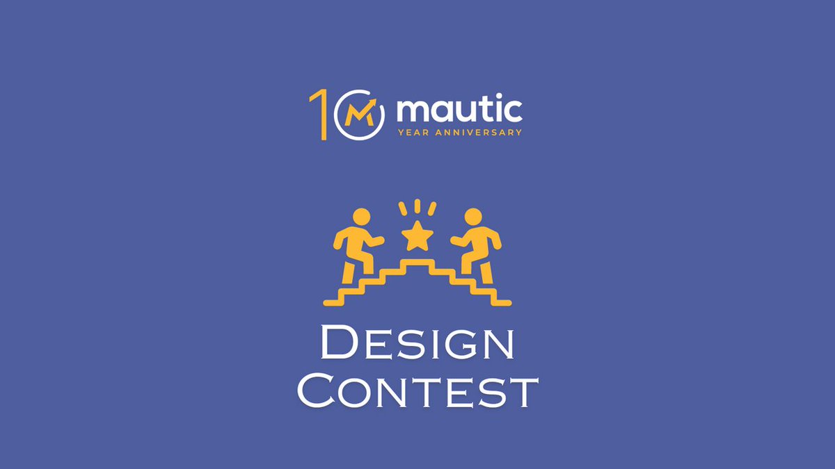 Get ready to showcase your creativity in the design contest, celebrating Mautic's 10-year anniversary.🎉 🎨 

The winning designs will be available in the Mautic Swag Shop for the next 12 months! ✨

Read more details at  mautic.org/blog/community…

#Mautic #10Years #Celebration