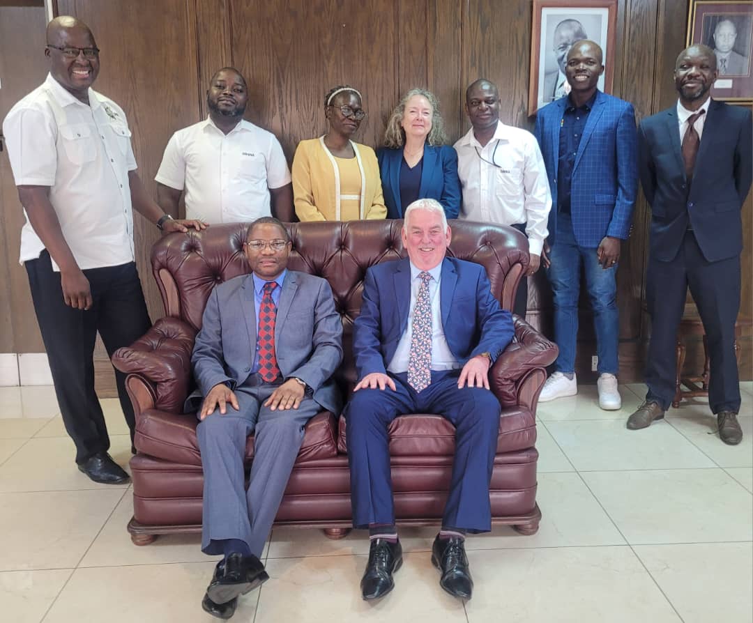 The mission to ZIMRA, led by Jacqueline Penfold and Brian Collins on behalf of @IMFNews . The primary objective of the meeting was to evaluate the advancements made in implementing the Risk Management plan and the approved National Intelligence Strategy