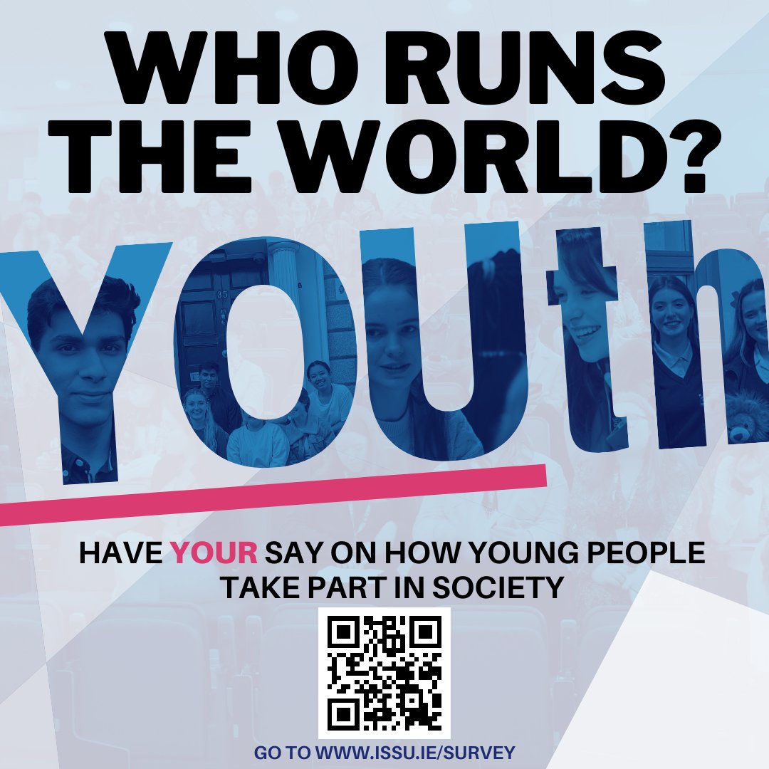 📢Survey for young people📢 The ISSU is holding a survey on Civic Education. Have your say on how young people take part in society and take the survey! ow.ly/HVKC50QT7oi @issu4u