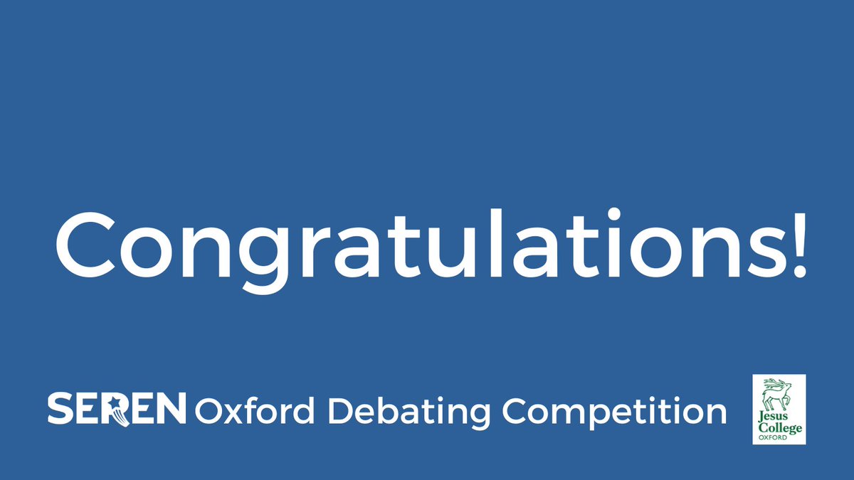 Congratulations to our champions! 🏆The Seren Oxford Debate Competition 2024 at @jeusoxford winners are: Welsh medium: Ysgol @Garth_olwg English medium National:@ysgolllanhari English medium Plate: @yggwyr English medium Shield: @pontypriddhs Well done everyone!👏